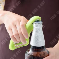 Matskalare & Urkärningsverktyg-Multifunktionell skärare - TECH DISCOUNT - 3-i-1 - Rostfritt stål - Anti-glid - Ergonomisk