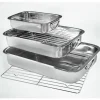 Bakning-Multifunktionell ugnsform - WESTFALIA - Liten - 25 x 17,5 cm - Rostfritt stål - Grill