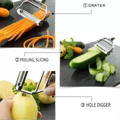 Matskalare & Urkärningsverktyg-Multifunktionelt Rivjärn för Frukt & Grönsaker