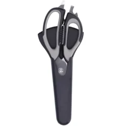 Kökssaxar-Multifunktions Kökssax Kraftig Matsax Kött Fisk Grill Matlagningsverktyg Svart