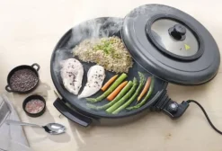 Multipanna Elektrisk 1400W, 400mm, Non-stick-beläggning, Termostat