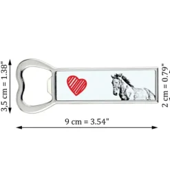 Drinkshakers & Drinkverktyg-Mustang - flasköppnare med häst, personlig kylöppnare, unik present till en man från Art-Dog