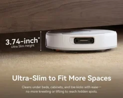 Robotdammsugare-Narwal Flow Robotdammsugare - TwinAI Navigation 20000Pa Självrengörande EdgeReach Hot Wash 120-dagars automatisk dränering