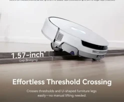 Robotdammsugare-Narwal Flow Robotdammsugare - TwinAI Navigation 20000Pa Självrengörande EdgeReach Hot Wash 120-dagars automatisk dränering