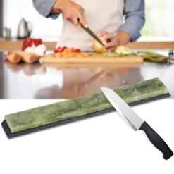 Naturlig Slipsten Slipsten Kniv Polering Slipverktyg Grön 10000#