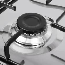 Spisar-Nödspis - Utomhus gaskök med 4 brännare - Förvaringshylla - Naturgas/Gasol - 49×49×79 cm - Järn - 9 kg - Röd