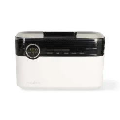 Nedis Ultrasonic Smyckes rengöring | Strömadapter | 220 - 240 V AC 50/60 Hz | 1.8 l | Vit