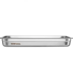 Matuppvärmare-Ångbordsform, 6-pack fullstorlek anti-jam, 53x32.8x6.7 cm, rostfritt stål, förvaring