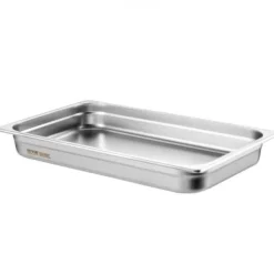 Matuppvärmare-Ångbordsform, 6-pack fullstorlek anti-jam, 53x32.8x6.7 cm, rostfritt stål, förvaring