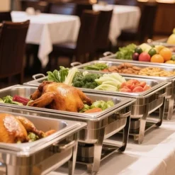 Ångbordsform, 32,5x26,5x6,4 cm, Rostfritt stål, Förvaring