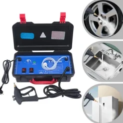 Ångrengörare - Ångtvätt - 3000 W 220 V - ABS och rostfritt stål - För fett/fläckar/damm/smuts - Svart