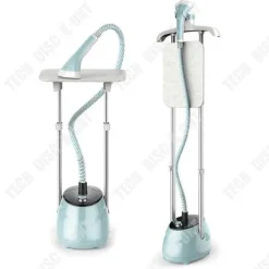 Ångstrykningsapparat vertikal - TECH DISCOUNT - 1.6L - 1800W - 10 hastigheter - Högtemperatursterilisering