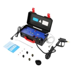 Ångtvättar-Ångtvätt, 130°C Hög Temperatur, Justerbar Ångkontroll,220 V, Svart