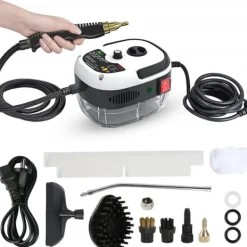 Ångtvättar-Ångtvätt, Högtryck, Mångsidig Rengöring,VIT, EU, 220 V