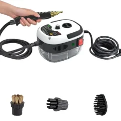 Ångtvätt, Högtrycksdrift, Effektiv Sterilisering,VIT, 220-240V