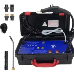 Ångtvätt, Mångsidig Handhållen Design, Högtrycksprestanda,Blå, 220 V