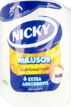 Nicky Multiusos Extra Absorbent Paper 1 = 10 Rolls