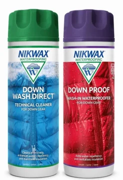 Nikwax DOWN WASH DIRECT 300 ML + DOWN PROOF 300 ML