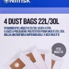 Nilfisk Dammsugartillbehör-Dammsugarpåsar för Multi II - 4-pack