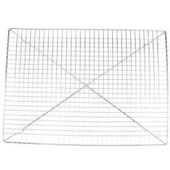 Nonstick rostfritt stål bakning kaka bröd kakor kylgaller köksredskap 46x33x2.8cm