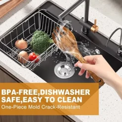 OBOSOE 9 delar köksredskapsset i teak - Träspatel, slev, gaffel m.m. med förvaringsburk & skedställ, för non-stick-pannor