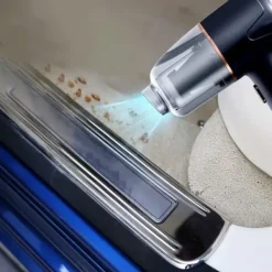 Handdammsugare-OBOSOE Trådlös Bilhanddammsugare - Dubbel användning för bil & hem | Portabel och lättanvänd med trådlös laddning