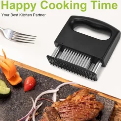 Köttklubbor-OBOSOE 48-Blads Köttmörkare/Köttmörning i Rostfritt Stål - För Alla Köttsorter Inkl. Nöt & Fläsk