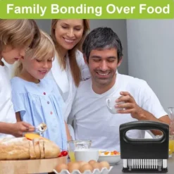 Köttklubbor-OBOSOE 48-Blads Köttmörkare/Köttmörning i Rostfritt Stål - För Alla Köttsorter Inkl. Nöt & Fläsk