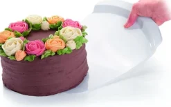 OBOSOE Cake Lifter Spatula Transfer Tool för enkel Cake Pizza och rörliga släta kanter Robust design för hembakande och köksbruk