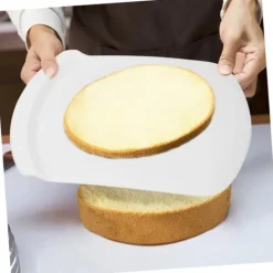 OBOSOE Cake Lifter Spatula Transfer Tool för enkel Cake Pizza och rörliga släta kanter Robust design för hembakande och köksbruk