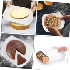 OBOSOE Cake Lifter Spatula Transfer Tool för enkel Cake Pizza och rörliga släta kanter Robust design för hembakande och köksbruk