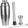 Verktygsset För Drinkar-OBOSOE Cocktail set Dubbel shaker 750ml Rostfritt stål Silver 4 delar