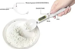 Köksvågar-OBOSOE Digital Köksvåg-Sked 500 g/0,1 g – Med Tarafunktion För Mjöl, Vätska, Te, Medicin