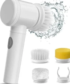 OBOSOE Elektrisk Rengöringsborste – Sladdlös Skurborste för Kök, Badrum & Duschdörrar, Portabel Motorborste för Hemstädning