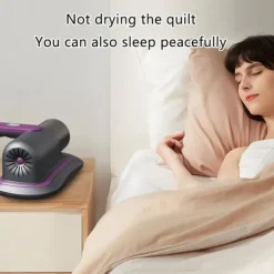 Handdammsugare-OBOSOE Handhållen Madrassdammsugare – Kraftfull Sugförmåga för Säng, Soffa och Sängkläder