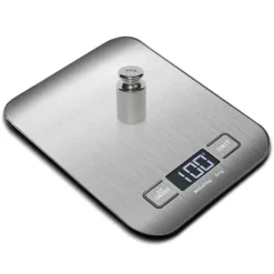 Köksvågar-OBOSOE Köksvåg Pocket Scale 1g–5kg – Digital Vågsensor i Rostfritt Stål med LCD & Tarefunktion