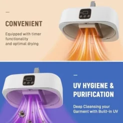 Torkskåp-OBOSOE Mini torktumlare för kläder med timer (480 min) – Snabbtorkande, perfekt för studentrum och små utrymmen