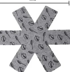 OBOSOE 8-pack Grytskydd – Skyddande Lock & Pannunderlägg | Anti-Slip Matta för Kastruller & Stekpannor | Förhindrar Repor & Skador – Perfekt för Förv | CDON