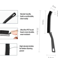 OBOSOE 6-Pack Rengöringsborstar För Fogar Och Hörn, Badrum Och Kök, Effektiv Fogrengöring