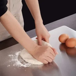 OBOSOE 3-pack Rostfria Stålskärbrädor - Dubbelsidiga Köksbrädor Mögelresistenta & Fukttåliga | Professionell Köksutrustning för Hemmet