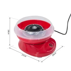 Maskiner För Spunnet Socker-OBOSOE Sockerdrivare – Röd zuckerwattemaskin Modell 1, perfekt för söt godis på fest och evenemang