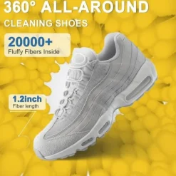 Tvättutrustning-OBOSOE Tvättväska för Skor – Tvättpåse med dragkedja-360-graders heltäckande rengöring