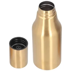 Olje- & Vinägerbehållare-Olivolja dispenser i guld i rostfritt stål 500ML - Läcksäker och dammsäker köksoljekaraff
