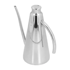 Olje- & Vinägerbehållare-Olja i rostfritt stål Lätt att använda och rengöra hushållsolja och vinägerkruka