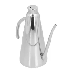 Olje- & Vinägerbehållare-Olja i rostfritt stål Lätt att använda och rengöra hushållsolja och vinägerkruka