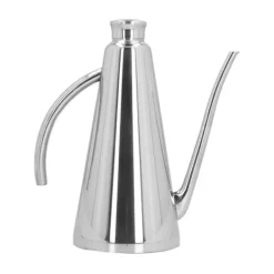 Olje- & Vinägerbehållare-Olja i rostfritt stål Lätt att använda och rengöra hushållsolja och vinägerkruka