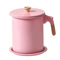 Olje- & Vinägerbehållare-Oljefiltertank för hushållsnät med lock Stor kapacitet Fettbehållare Oljeförvaringskärl