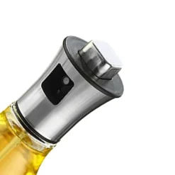 Olje- & Vinägerbehållare-Oljesprayflaska Presstyp Spray Jämnt 200ml Glasögon Oljespraydispenser för köksmatlagning