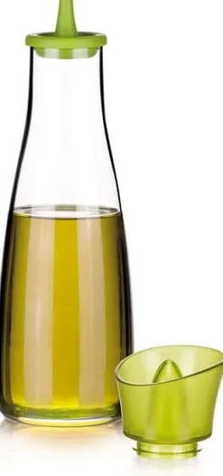 Olje- & Vinägerbehållare-Oljespruta - Tescoma - Vitamino - 500 ML - Borosilikatglas - Silikon - Plast