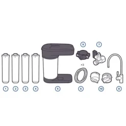 Vattenfilter-Omvänd osmos Morion RO-102S Aquaphor, 15l/h